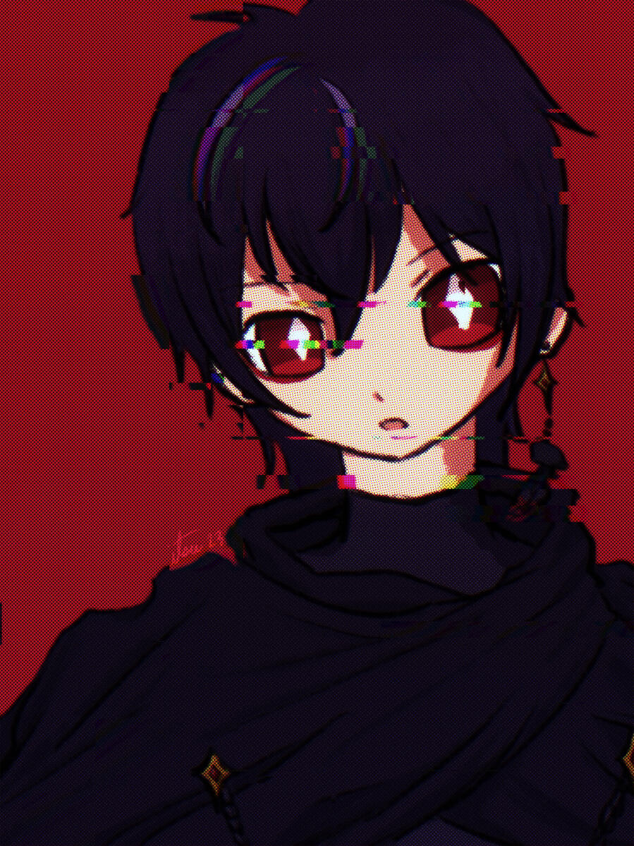 Fanart of Kaen Karasu. 2023.