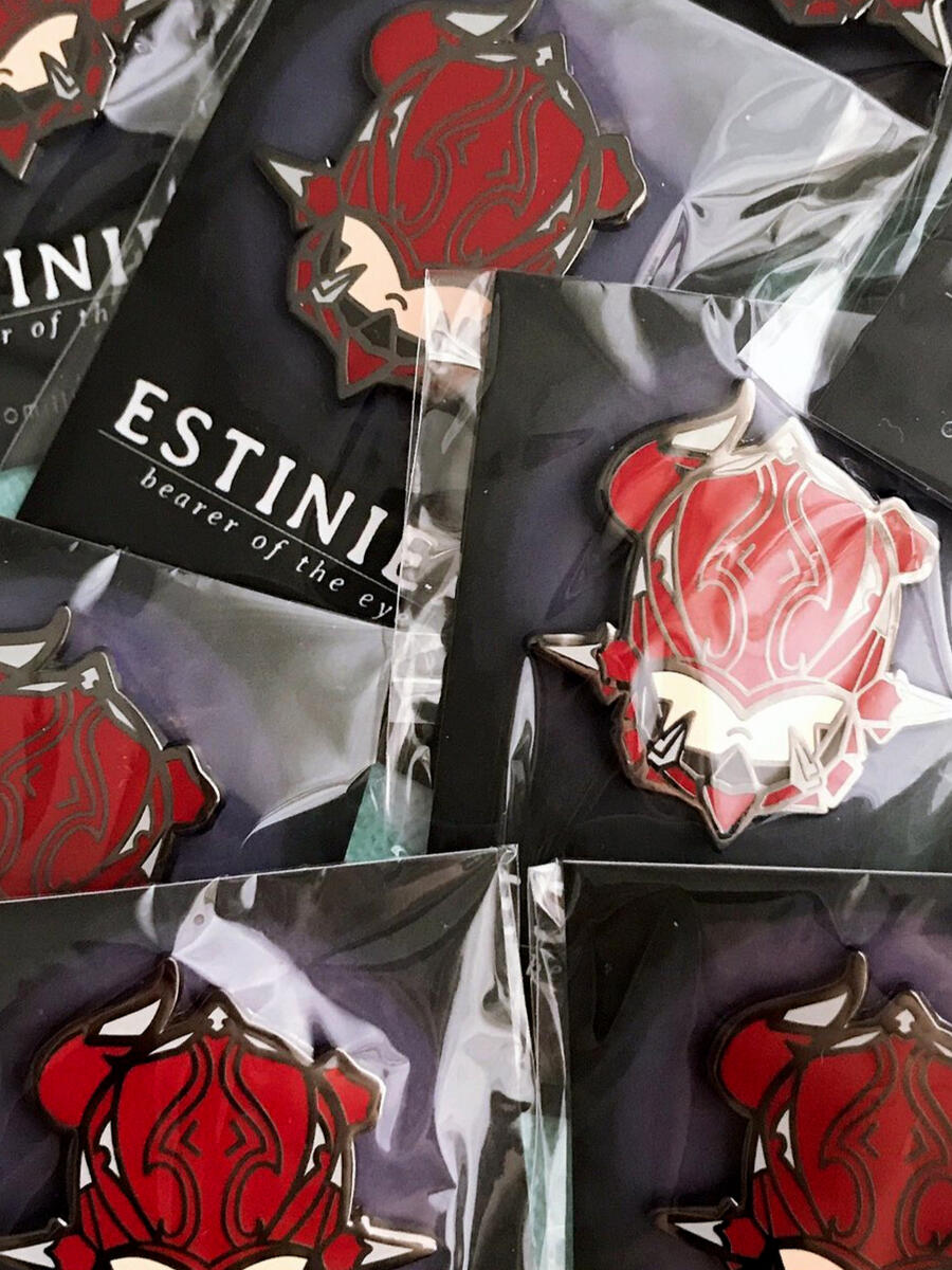 Estinien Enamel Pins. FFXIV.