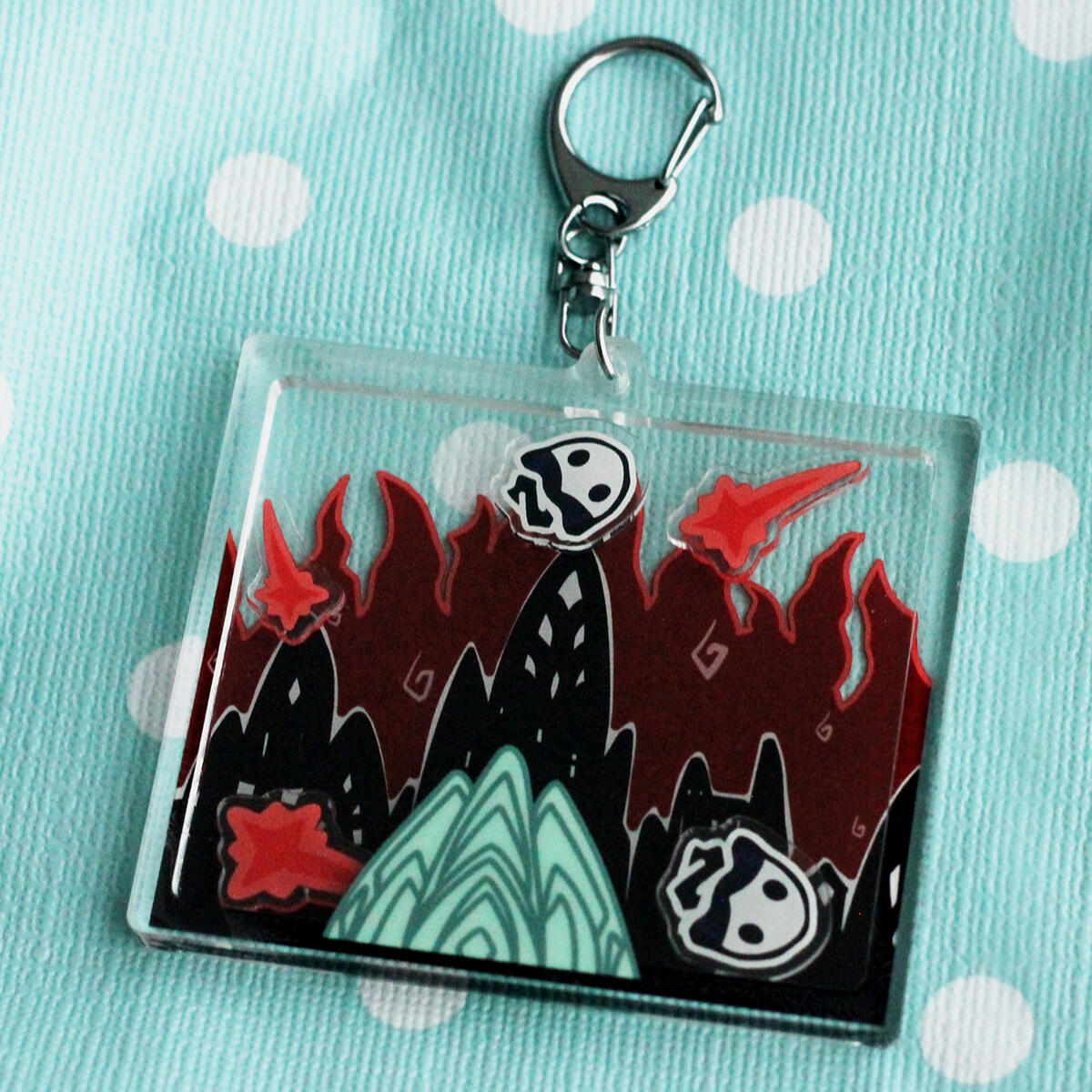 Amaurot Shaker Keychain. FFXIV.